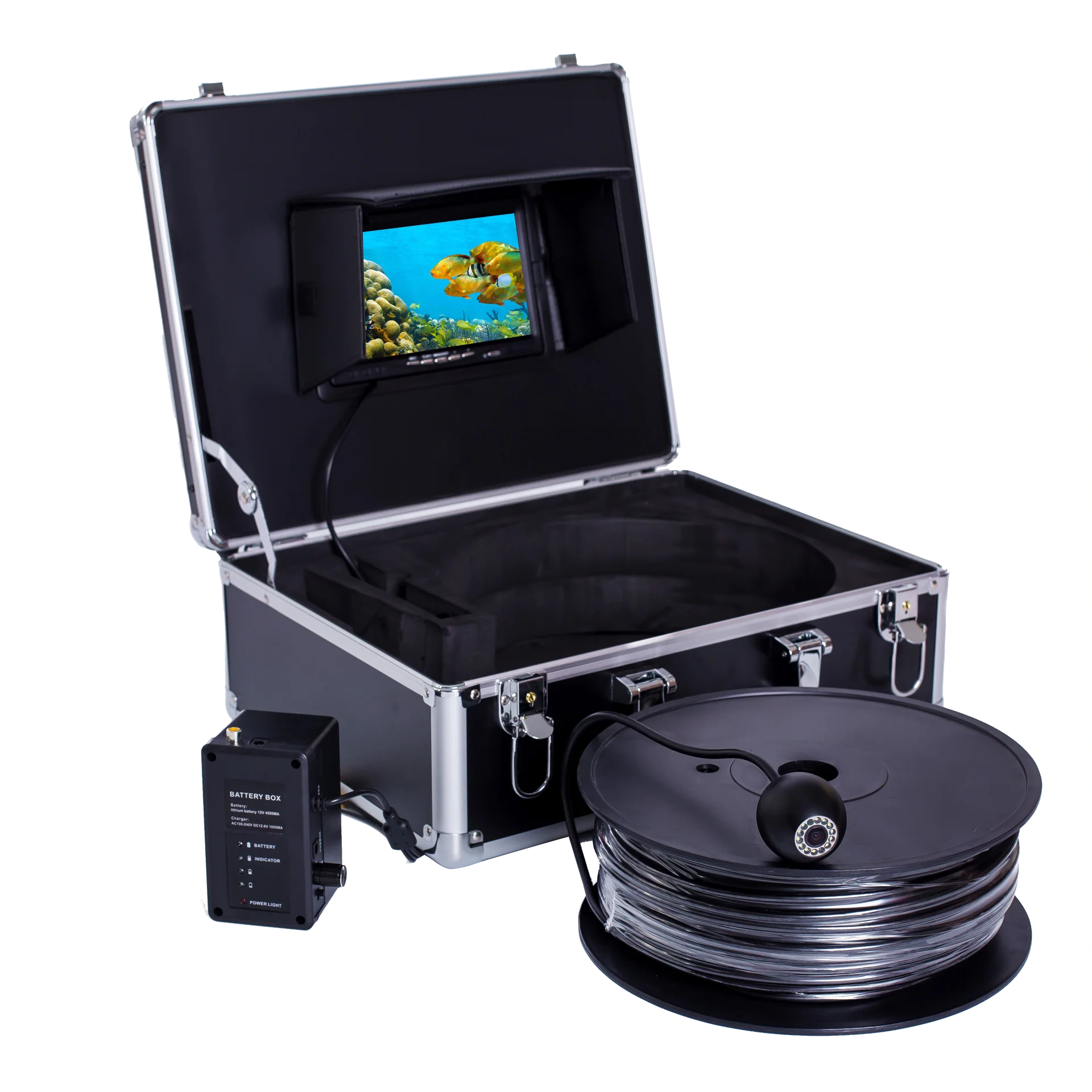 Underwater Camera - สายเคเบิลยาว 20 เมตร 7'' 1000TVL HD