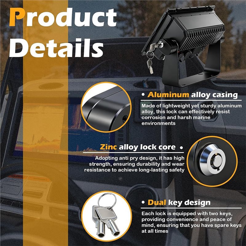 -[cilae-17R] ตัวล็อคเครื่องหาป - Fish Finder Mount บทวิจารณ์และราคา